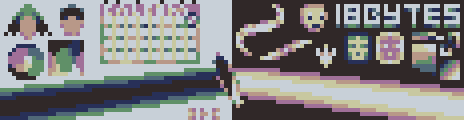 18 Bytes Palette Example by 3dcrepper