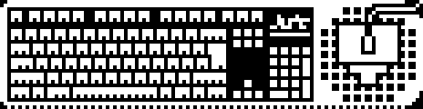 1bit black and white Palette Example by Casei Solus