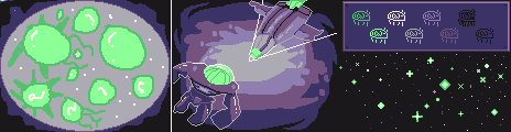 Alien Microbes Palette Example by Chicknhawk 