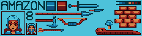 Amazon 8 Palette Example by Fenrir