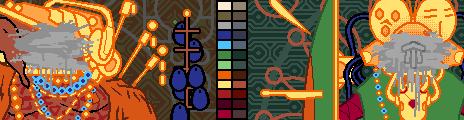 Ancient Mural (Rain World) Palette Example by sop