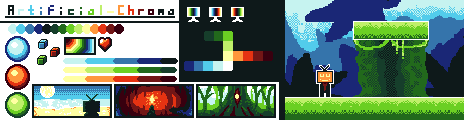 Artificial-Chroma Palette Example by Javahove