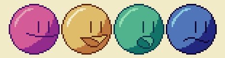 bubbly 4-4 Palette Example by Dr. Jetson