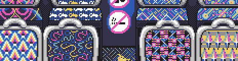 Bus Seat Patterns Palette Example by Jude Buffum