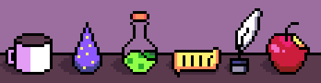 Cooking Magic Palette Example by pixel rubik cube