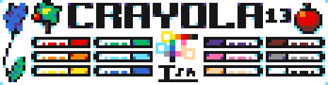 Crayola 13 Palette Example by IsaGamer