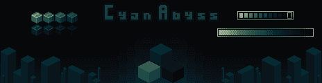 Cyan Abyss Palette Example by Cabezinu