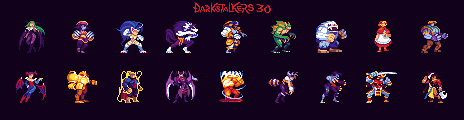 Darkstalkers 30 Palette Example by KingW ?,!