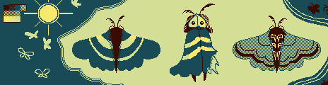 Day Moth Dithering Palette Example by StellarBee