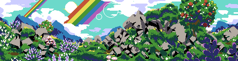 Diagonal Rainbow 16 Palette Example by cptn.piranha