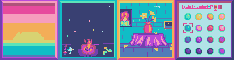 DR- Neon Reflection Palette Example by StellarBee