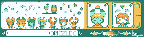 Drizzle 6 Palette Example by Pipstifelle