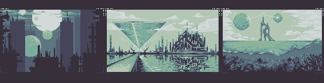 Dull Aquatic Palette Example by replacedpixel