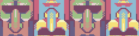 easter island palette example moai by shawn