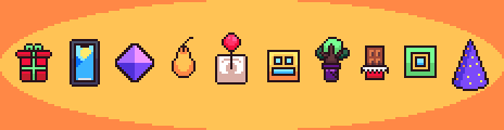 Fireball-32 Palette Example by pixel rubik cube