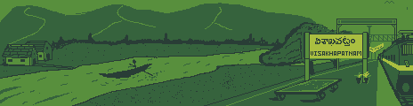 Four Green Palette Example by Kartheek raj