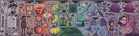 Glomzy O7 Palette Example by Cactus Celery