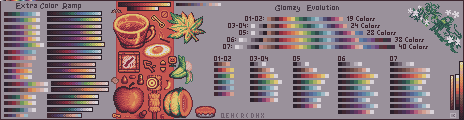 Glomzy O7 Palette Example by Cactus Celery