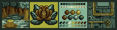 Gold Mire Palette Example by 🍄dots🍄