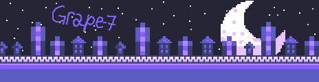 Grape-7 Palette Example by pixel rubik cube