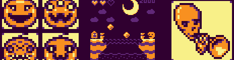 halloween palette example palette usage example by wildleoknight