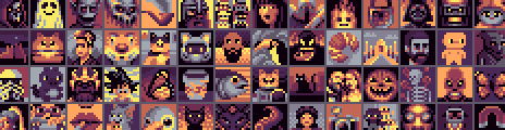 Haunted Hues Palette Example by Jude Buffum