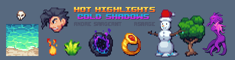 Hot Highlights, Cold Shadows Palette Example by Asarge