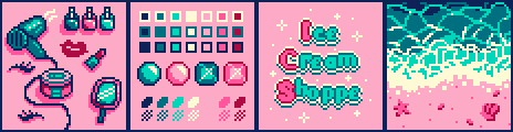Ice Cream Shoppe Palette Example by 🍄dots🍄