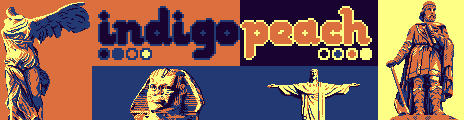 indigo peach Palette Example by Chilari