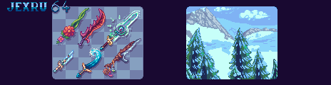 JEXRU 64 Palette Example by jaxrud