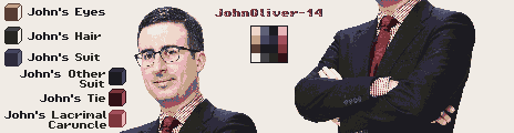 JohnOliver-14 Palette Example by FrabjousStudios 