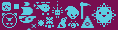 Just Shapes and Bits Palette Example by dmh
