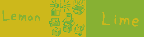 LemonLime GB Palette Example by Anonymous Person