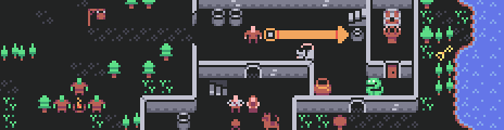 Micro roguelike Palette Example by Shinu