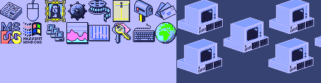 Midnight CGA Palette Example by merlinhacker yt