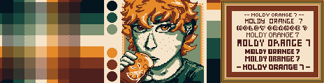 Moldy Orange 7 Palette Example by Violent Lava Fish