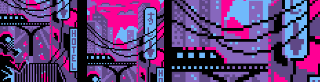 Neon Moon Tarot Palette Example by Interprete-me