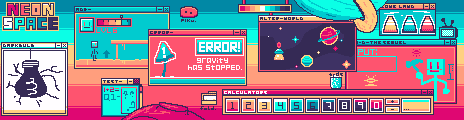Neon Space Palette Example by butterbox