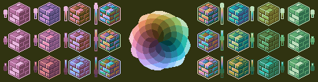OKLCH Golden Angle 64 Palette Palette Example by alijaya