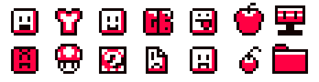 only-mushrooms Palette Example by pixel rubik cube
