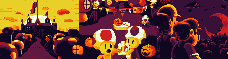 OrangeFall Palette Example by SF - The Dark Warrior