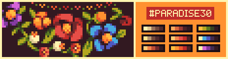 PARADISE 30 Palette Example by runmry