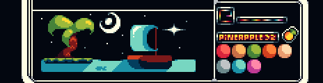 pineapple 32 palette example palette usage example by pinetreepizza