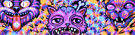 Psychedelic Kittens Palette Example by Jude Buffum