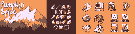 Pumpkin Spice Palette Example by Drew