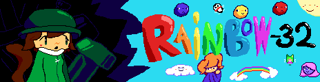 Rainbow-32 Palette Example by joaocase