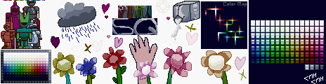 Rainbow SQ  Palette Example by Chicknhawk 