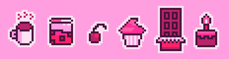 Raspberry-7 Palette Example by pixel rubik cube