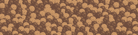 Reeses Puffs 1-Bit Palette Example by skeddles