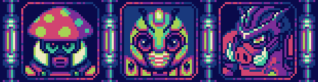 Robot Masters Palette Example by Jude Buffum